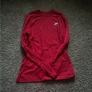Red Nike long sleeve